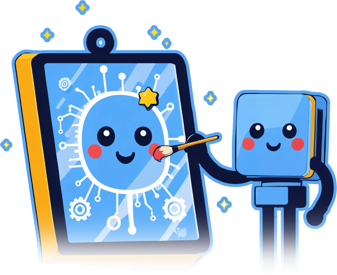 Painting AI Mascot